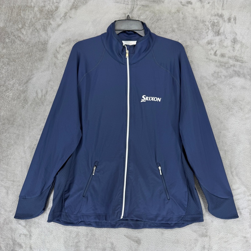Sunice Srixon Golf Jacket Mens XXL Navy Blue Full Zip Windbreaker S72501 Active